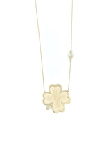 14K Gold Four Leaf Clover Pendant Necklace FINE JEWELRY arcadeshops.com