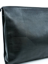 Lanvin Oversized Leather Clutch Accessory arcadeshops.com