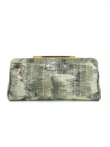 Fendi Embossed Leather Clutch Accessory arcadeshops.com