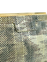 Fendi Embossed Leather Clutch Accessory arcadeshops.com
