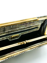 Fendi Embossed Leather Clutch Accessory arcadeshops.com