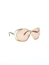 Christian Dior Rose Butterfly Sunglasses Accessory arcadeshops.com