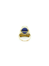14K Lapis and Diamond Statement Ring FINE JEWELRY arcadeshops.com