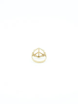 14K Gold Peace Ring FINE JEWELRY arcadeshops.com