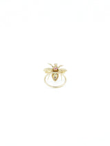 14K Gemstone Set Bee Ring FINE JEWELRY arcadeshops.com