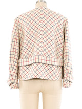 2008 Balenciaga Checkered Wool Jacket Jacket arcadeshops.com