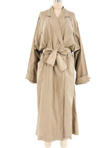 Genny Khaki Trench Coat Outerwear arcadeshops.com