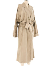 Genny Khaki Trench Coat Outerwear arcadeshops.com