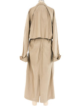 Genny Khaki Trench Coat Outerwear arcadeshops.com