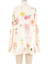 Hermes Silk Scarf Printed Blouse Top arcadeshops.com