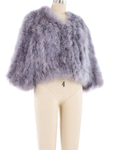 Marabou Feather Jacket Jacket arcadeshops.com