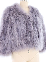 Marabou Feather Jacket Jacket arcadeshops.com
