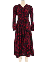 Sonia Rykiel Dot Printed Wrap Dress Dress arcadeshops.com