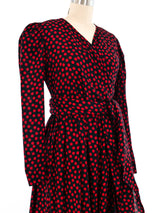 Sonia Rykiel Dot Printed Wrap Dress Dress arcadeshops.com