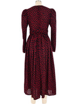 Sonia Rykiel Dot Printed Wrap Dress Dress arcadeshops.com
