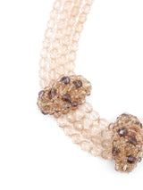 Coppola e Toppo Glass Beaded Collar Necklace Jewelry arcadeshops.com