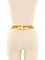 Judith Leiber Goldtone Stretch Belt Accessory arcadeshops.com