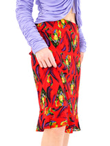 1997 Gianni Versace Heart Printed Skirt Bottom arcadeshops.com