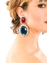 Miu Miu Crystal Drop Earrings Jewelry arcadeshops.com