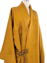 Gold Floral Applique Kimono Jacket arcadeshops.com