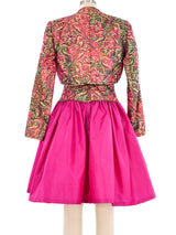Victor Costa Brocade Cocktail Dress Ensemble Dress arcadeshops.com