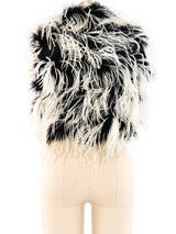 1950's Ostrich Feather Capelet Jacket arcadeshops.com