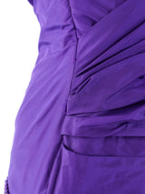 1980's Purple Off the Shoulder Party Dress Dress arcadeshops.com