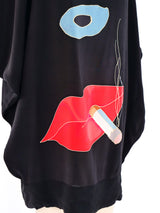 Hand Painted Art To Wear Silk Dress Dress arcadeshops.com