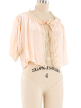 1940's Pastel Bed Jacket Jacket arcadeshops.com