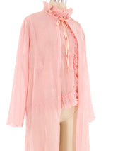Mary McFadden Plisse Duster Ensemble Suit arcadeshops.com