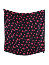 Escada Heart Printed Silk Scarf Accessory arcadeshops.com