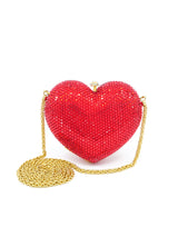 Katherine Baumann Red Heart Crystal Bag Accessory arcadeshops.com
