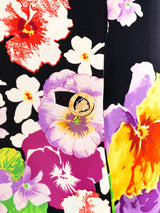 Gianni Versace Floral Printed Blazer Jacket arcadeshops.com