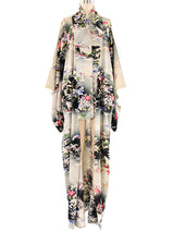 Floral Printed Ombre Kimono Jacket arcadeshops.com