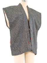 Sleeveless Shibori Kimono Jacket arcadeshops.com