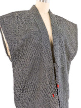 Sleeveless Shibori Kimono Jacket arcadeshops.com