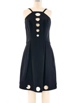 Karl Lagerfeld Geometric Cut Out Tank Dress Dress arcadeshops.com