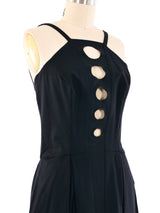 Karl Lagerfeld Geometric Cut Out Tank Dress Dress arcadeshops.com