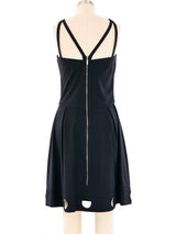 Karl Lagerfeld Geometric Cut Out Tank Dress Dress arcadeshops.com