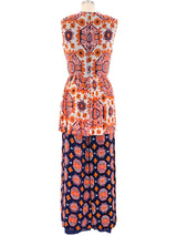 1970's Graphic Printed Ensemble Suit arcadeshops.com