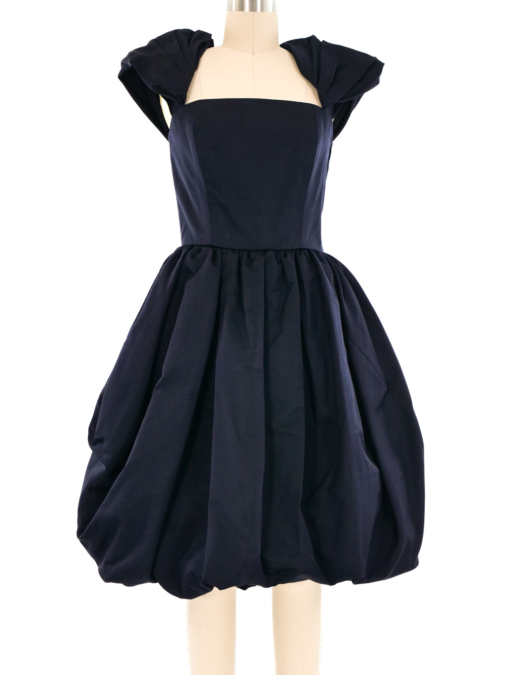 Yves Saint Laurent Navy Silk Cocktail Dress Yves Saint Laurent Navy Silk Cocktail Dress