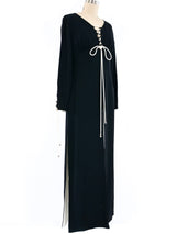 1970's Lace Up Maxi Tunic Top arcadeshops.com