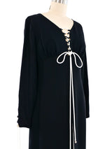 1970's Lace Up Maxi Tunic Top arcadeshops.com