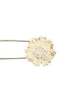 14K Gold Sunflower Safety Pin FINE JEWELRY arcadeshops.com