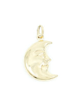 14K Gold Crescent Moon Charm FINE JEWELRY arcadeshops.com