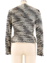 Yves Saint Laurent Tweed Moto Jacket Jacket arcadeshops.com