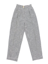 Chanel Houndstooth Tweed Trousers Bottom arcadeshops.com