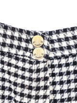 Chanel Houndstooth Tweed Trousers Bottom arcadeshops.com