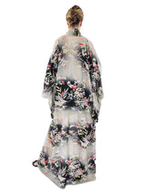 Floral Printed Ombre Kimono Jacket arcadeshops.com