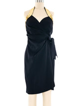 1994 Moschino Peace Sequin Wrap Dress Dress arcadeshops.com